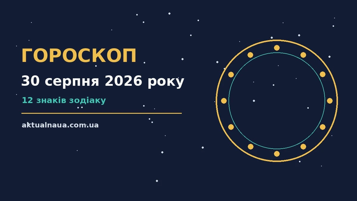 Недільний гороскоп на 30 серпня 2026 року: родинний затишок і спокійний темп дня
