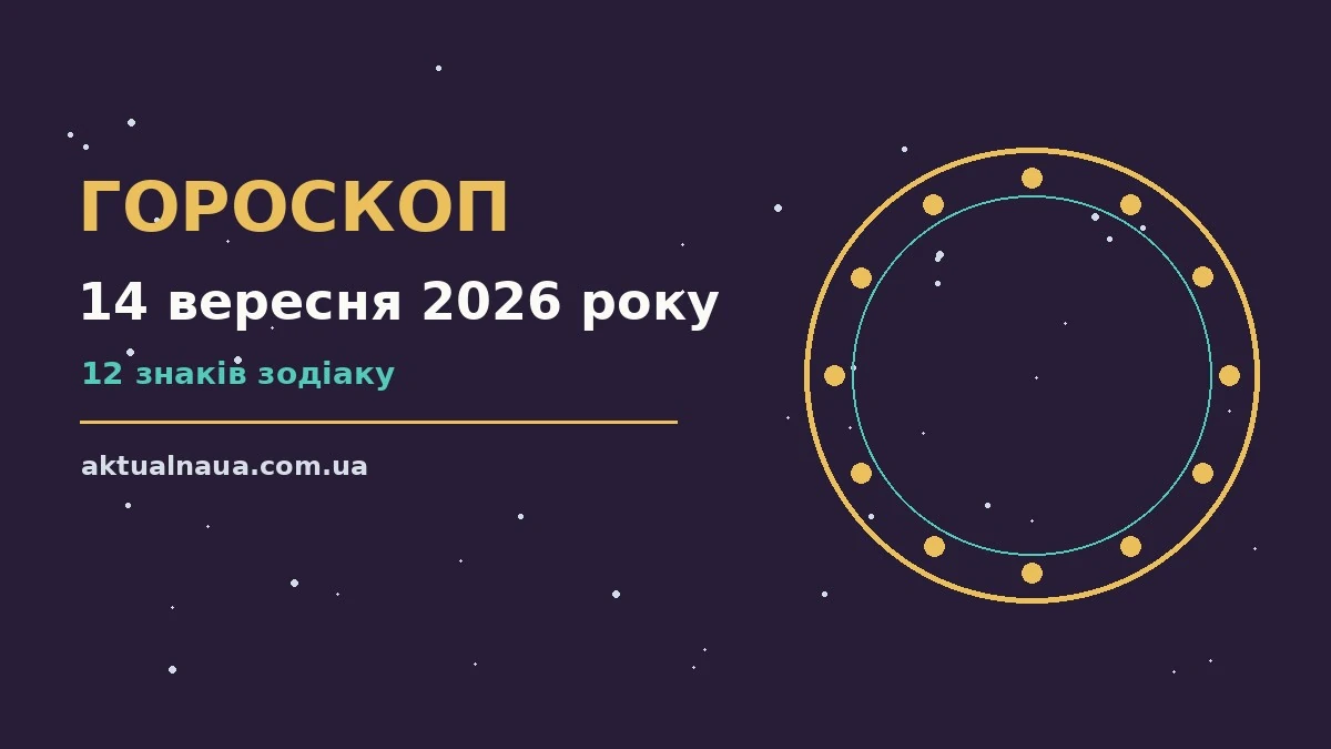 Зоряне небо у понеділок 14 вересня 2026 року на тлі міського краєвиду