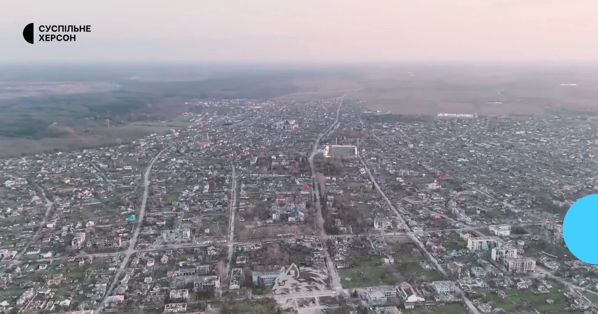 Режим тиші в Олешках під час гуманітарної місії