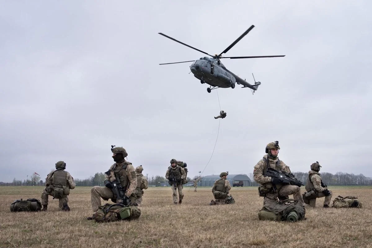 Тренування литовської армії / військова авіабаза Лієлварде, Латвія, 1 жовтня 2026 року