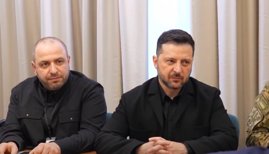 Зеленський під час переговорів із норвезьким прем'єр-міністром Йонасом Гаром Стьоре в Осло